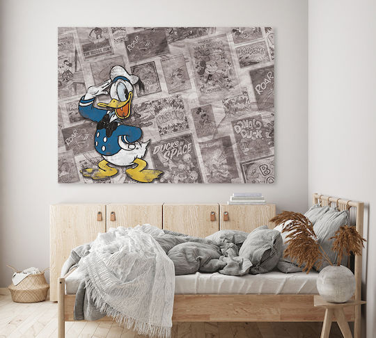 Kids Canvas Wall Painting Donald Duck 65x95cm