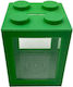 V-store Cutie De Bani Plastică Verde Pentru Copii