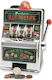 Joc Slot Machine Copil Cutiuta de bani Plastic Multicolor 13x17.5x10cm