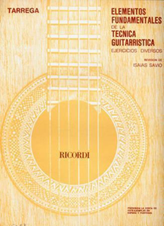 Francisco Tarrega Elementos Fundamentales De La Tecnica Guitarristica