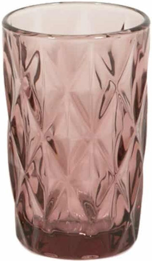 e-exoplismos 35cl Rombos Water Glass Set in Purple Colour 350ml 12 Pieces