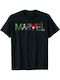 Kids Top Short-sleeved Black Lux In Tenebris Marvel