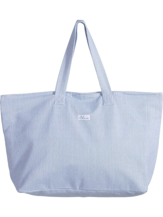 Nef-Nef Homeware Fabric Blue Beach Bag