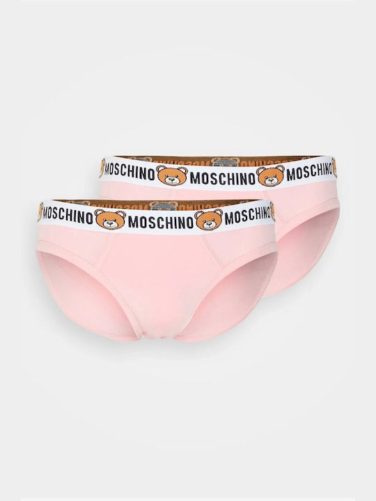 Moschino Slipuri pentru bărbați PINK 1Pachet V1A13844402