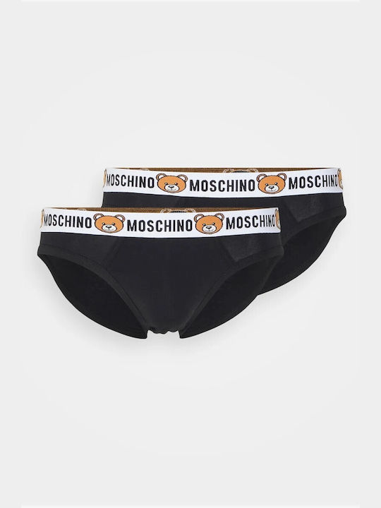 Moschino Herren Slips Schwarz 1Packung