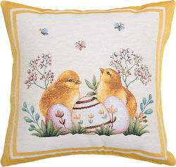 Dimeco Easter Pillow Case 35x50pcs in Yellow color