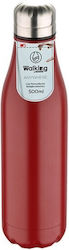 Bergner Sticlă Termos Oțel inoxidabil Red 500ml