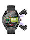 Microwear K95 Smartwatch με Παλμογράφο (Μαύρο)