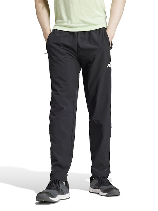 Adidas Pant Men's Sweatpants with Rubber Black