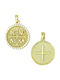 Kaloustian Pandantiv Talisman pentru copii Față și spate Constantinato din Aur 14K 5KR.06.D327P