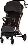 Chipolino Baby Stroller Suitable for Newborn Obsidian/Gold 7kg