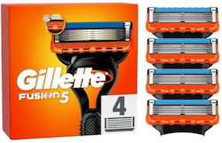 Gillette Fusion5 Manual Резервни глави с 5 остриета и лубрикантна лента 4бр