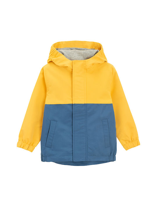 Cool Club Waterproof Kids Casual Jacket with Hood Blue