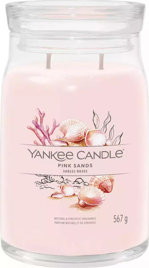 Yankee Candle Αρωματικό Κερί Signature σε Βάζο με Άρωμα Pink Sands 567gr