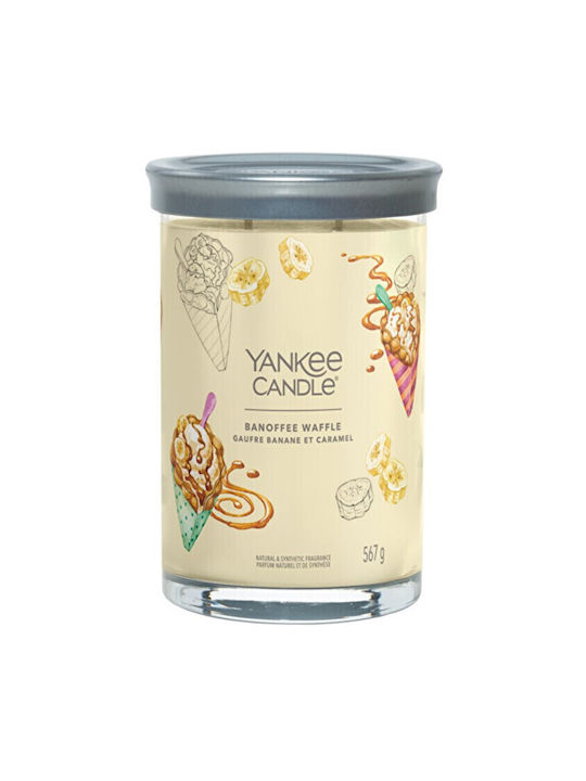 Yankee Candle Duftendes Sojakerze Gefäß Gelb 567gr 1Stück