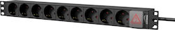 Caymon PSR109GS/B Πολύπριζο Rack