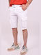 Palablu Men's Shorts Cargo White