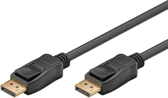 Goobay Cable DisplayPort male - DisplayPort male 1m Μαύρο (65808)