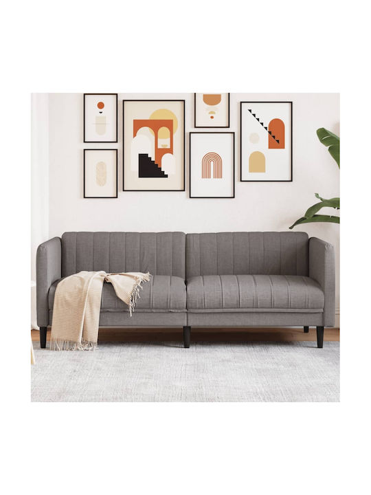 Τριθέσιος Καναπές Taupe 193x76.5x74.5εκ.