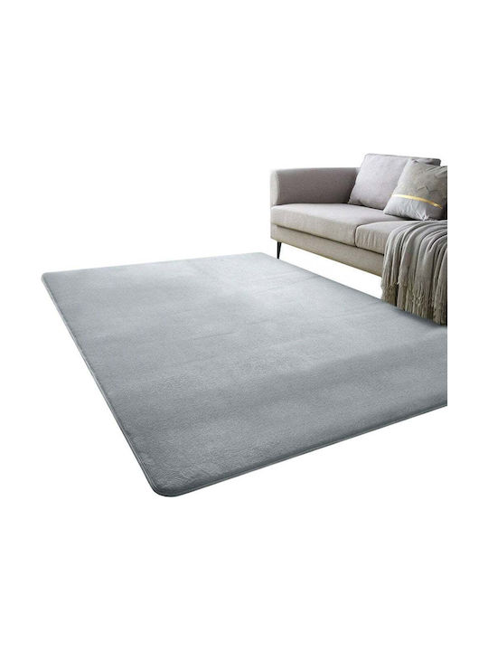 Strado Carpets Rug Rectangular Silver