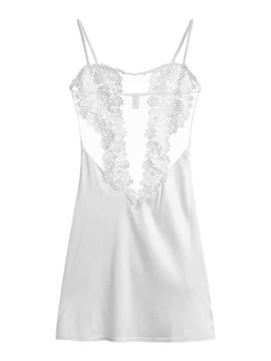 Lunna Summer Women's Nightdress White