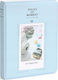 Loveinstant 64 Pcs Photo Album for Fujifilm Instax Mini 12 11 40 9 8 7s Evo Liplay Link 2 Se Pastel Blue