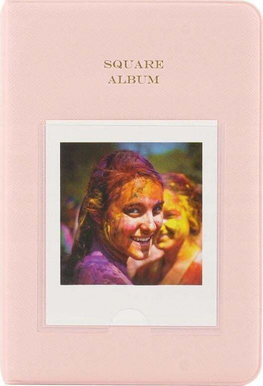 Fujifilm Instax Square Sq1 Sq6 Sq10 Sq20 64 Photo Album Pink