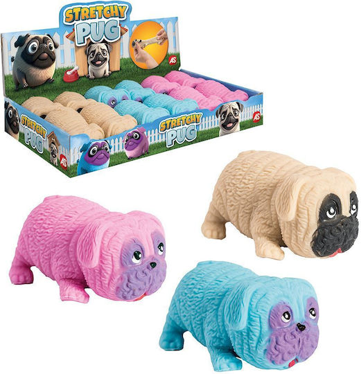 Miniature Squishy Pug Toy for Ages 3+ (Various Designs) 1pc