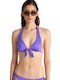 Blu4u Women's Long Triangle Top Push Up Blu4u Cup B 24366084 Purple Purple