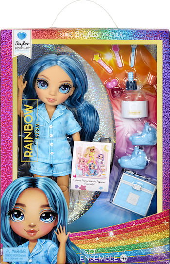 MGA Entertainment PJ Party Fashion Кукла Skyler - Синьо за 4+ години+ години 23см.