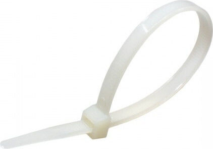 KSS KSS Cable Ties Plastic 250mm in White Colour (100 pcs) (28913-W)