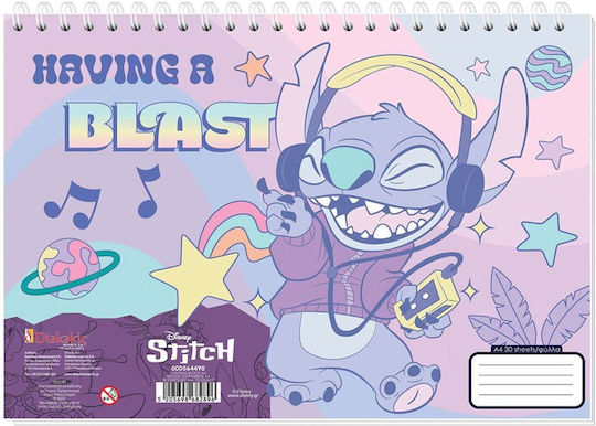 Diakakis Drawing Pad Lilo & Stitch 1pcs