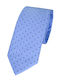 Boss Men's Tie Silk Printed in Light Blue Color