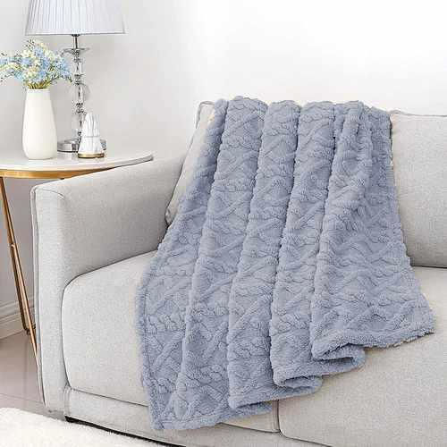 Linea Home Patagonia Διπλή 200x220εκ. Γκρι