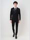 Manuel Ritz Men's Suit Black