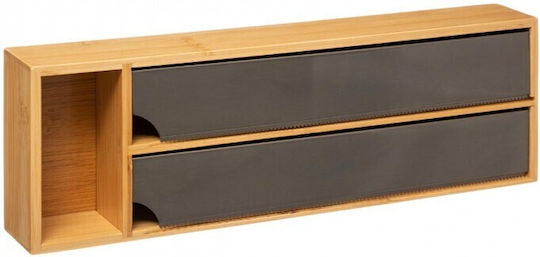 5Five Βάση Οργάνωσης Ρολών Ξύλινη 39.6x13.2cm 5Five Βάση Οργάνωσης Ρολών Ξύλινη 39.6x13.2cm