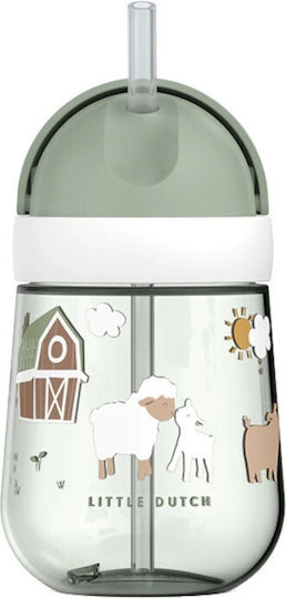 Little Dutch Εκπαιδευτικό Ποτηράκι Καλαμάκι Little Farm 300ml