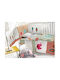 Set Lenjerii De Patut Bebe Pentru Patut Din Bumbac Zooland Verzi 120x170cm 3 Bucăți zooland120