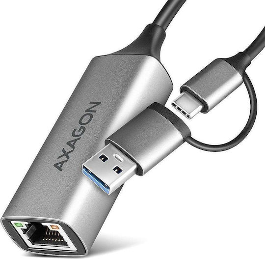 Axagon ADE-TXCA USB-C Network Adapter with Wired Ethernet Connection v1