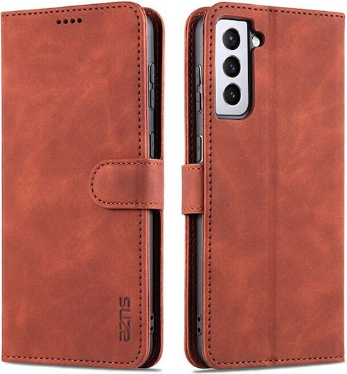 Azns Magnetic Back Cover Πλαστικό Καφέ (Galaxy S24)