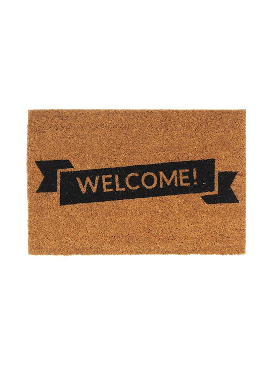 vidaXL Entrance Mat made of Coir with Anti-slip Backing Brown 40x60cm