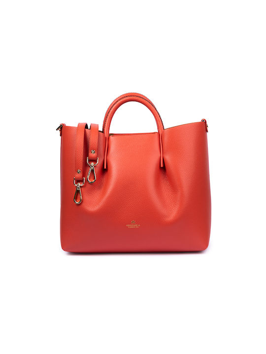 Cuoieria Fiorentina Women's Bag Tote Hand Red