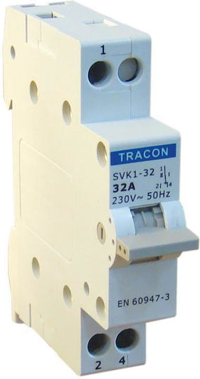 Tracon Electric Einpolig Schienenumschalter 63A