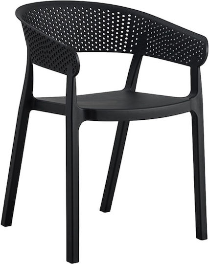 Outdoor Chair Polypropylene Diana Black 57x51x74cm