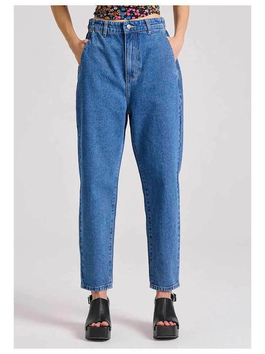 Ψηλόμεσο Γυναικείο Jean Παντελόνι σε Baggy Γραμμή