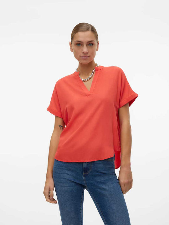 Vero Moda Women's Blouse Orange