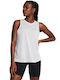 Under Armour Women's Athletic Blouse Sleeveless White