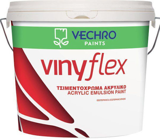 Vechro 121702000037 Vinyflex Ακρυλικο Λευκο 15 L