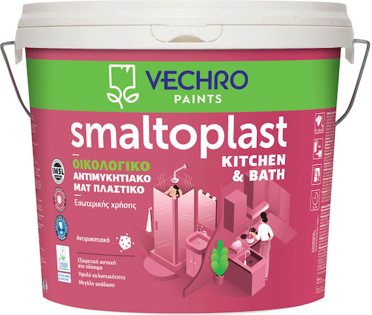 Vechro 121301000136 Smaltoplast K&b Αντιμυκητιακο Λευκο 10 L