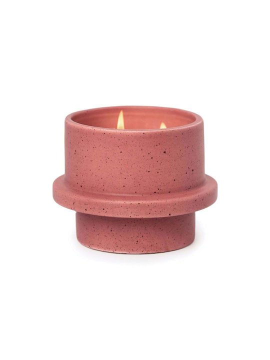 Paddywax Scented Soy Candle Jar with Scent Rose Pink 326gr 1pcs